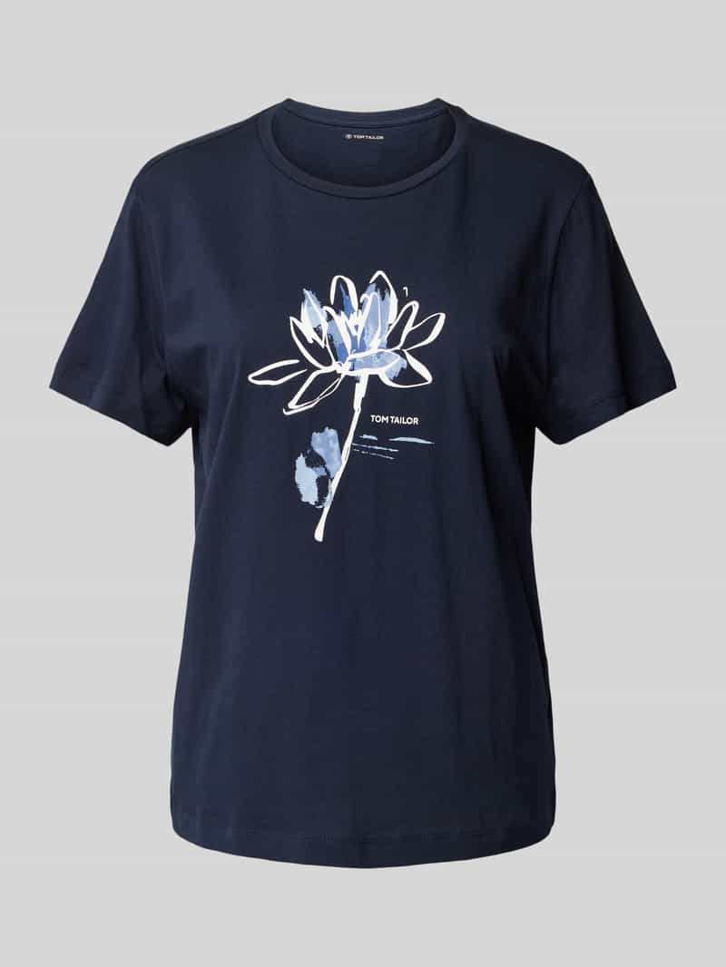 Tom Tailor Regular fit T-shirt van puur biologisch katoen