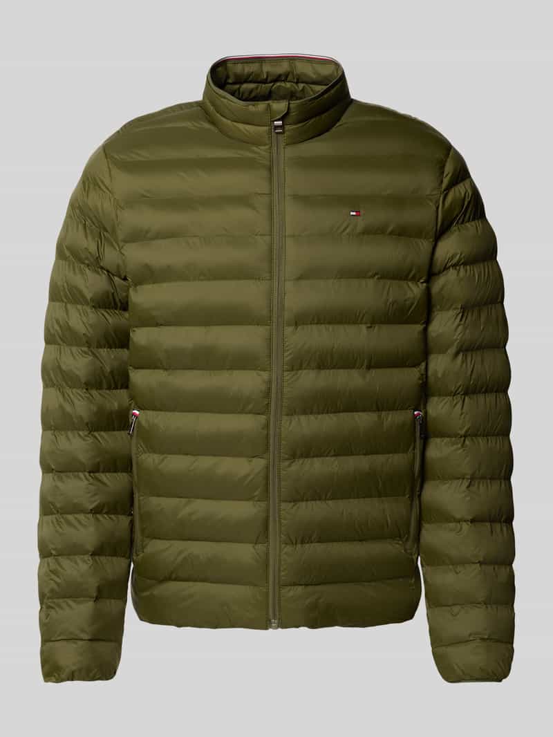 Tommy Hilfiger Regular fit gewatteerd jack met opstaande kraag