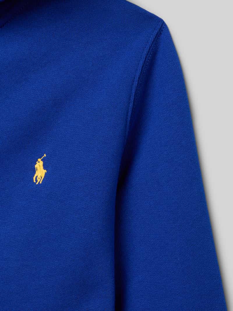 Polo Ralph Lauren Teens Regular fit sweatjack met logostitching model 'Tops'