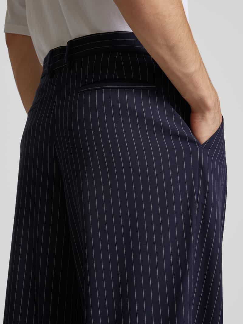 REVIEW Tailored fit broek met Franse steekzakken