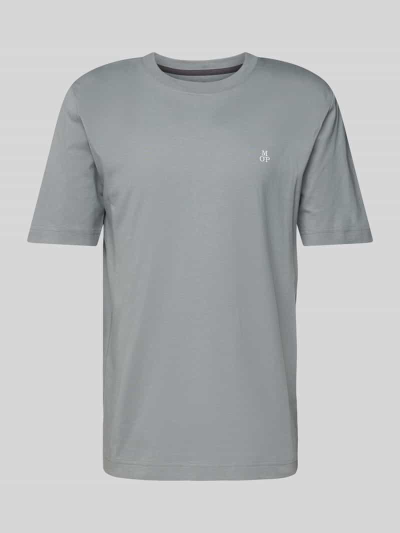 Marc O'Polo Regular fit T-shirt van puur katoen met logoprint