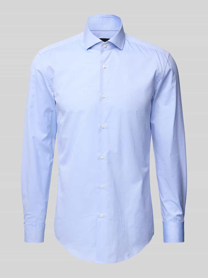 Boss Slim fit zakelijk overhemd met haaikraag