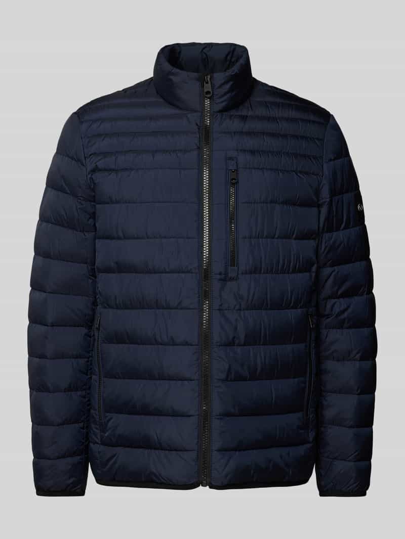 Tom Tailor Regular fit gewatteerd jack met waterafstotende functie