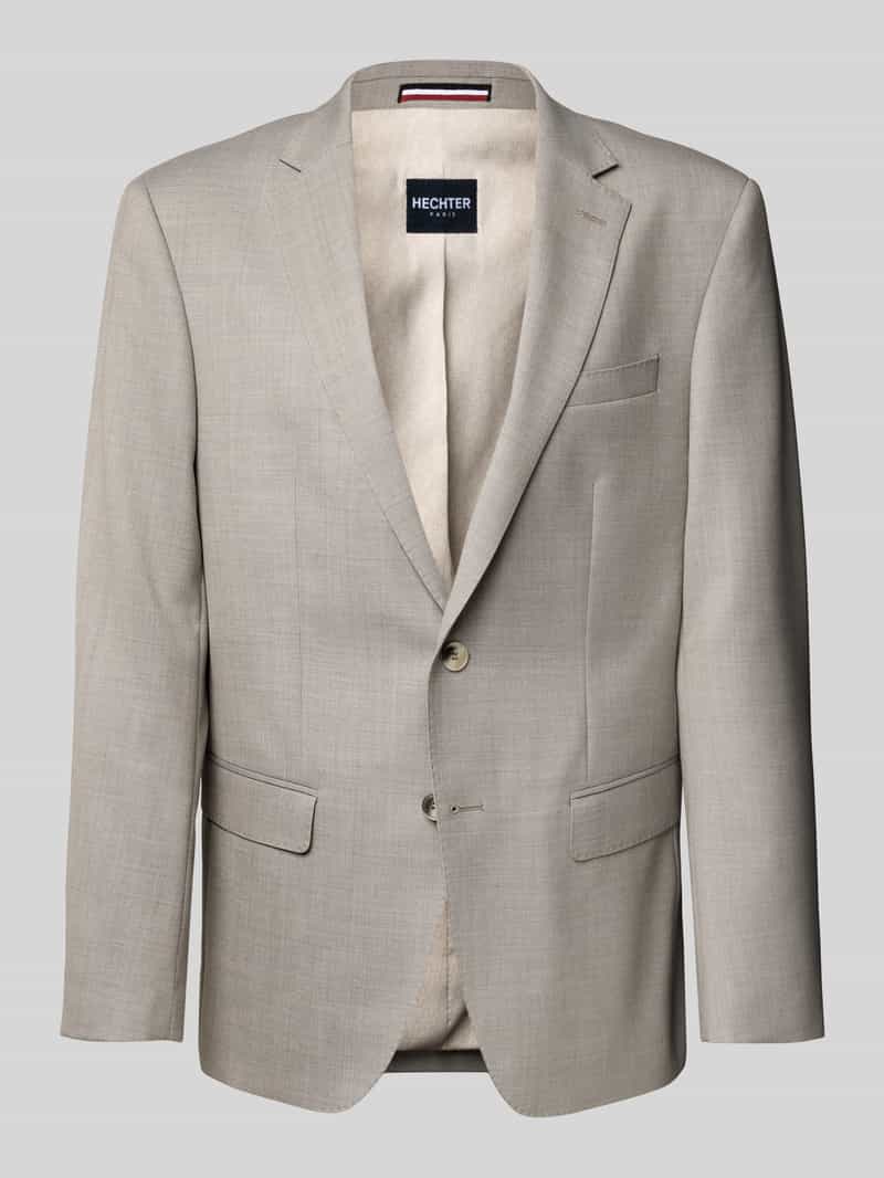 HECHTER PARIS Slim fit 2-knoops colbert met klepzakken model 'H-Xtension'