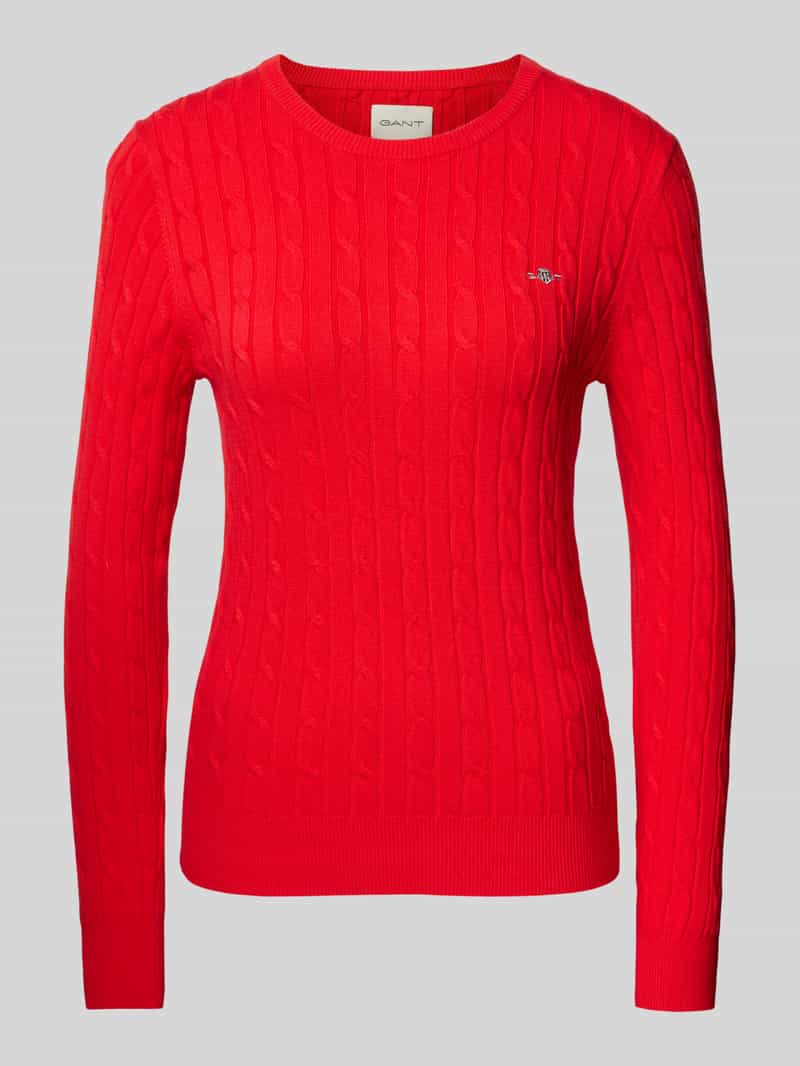 Gant Gebreide pullover met ribboorden