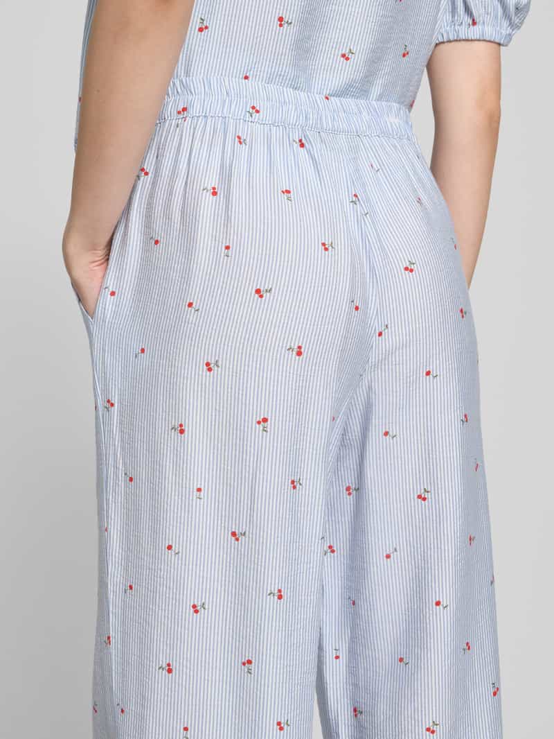 Pieces Comfort fit stoffen broek van viscosemix model 'FIONNA'