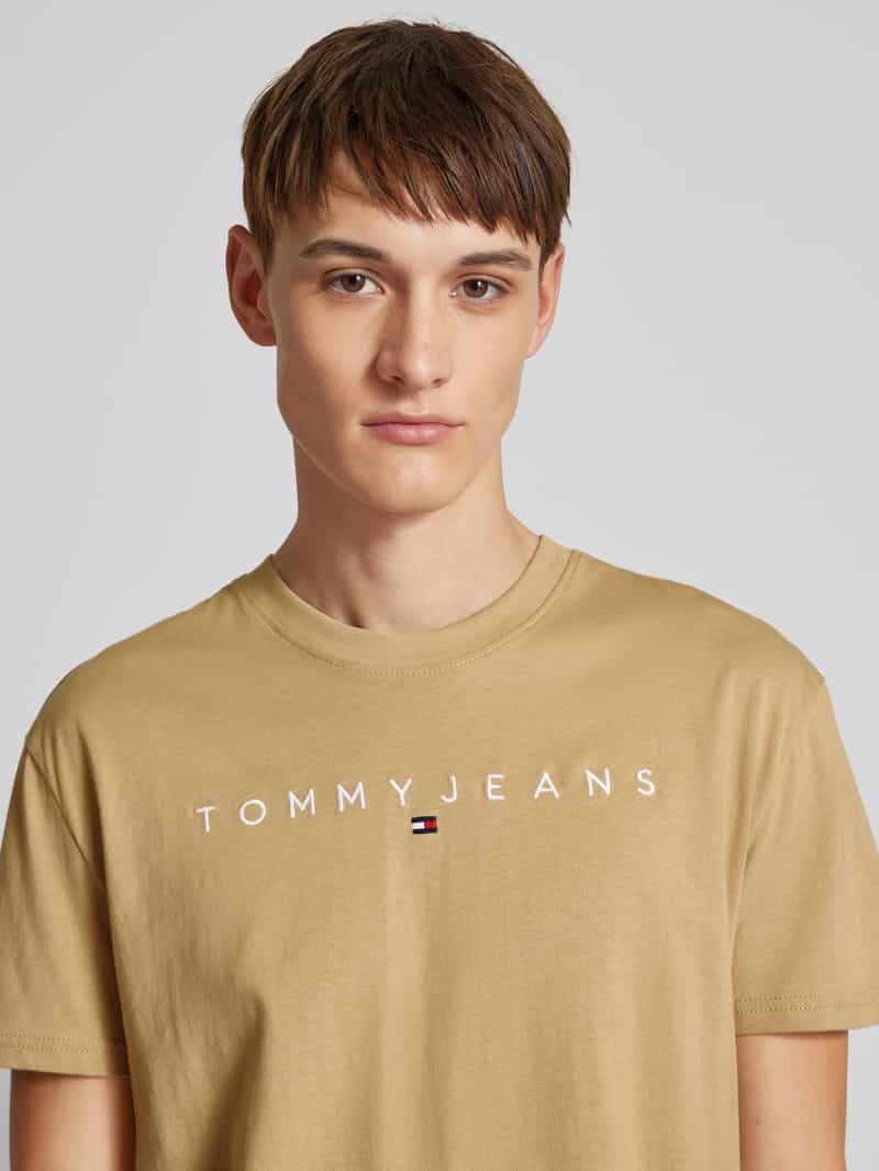 Tommy Jeans T-shirt met labelprint