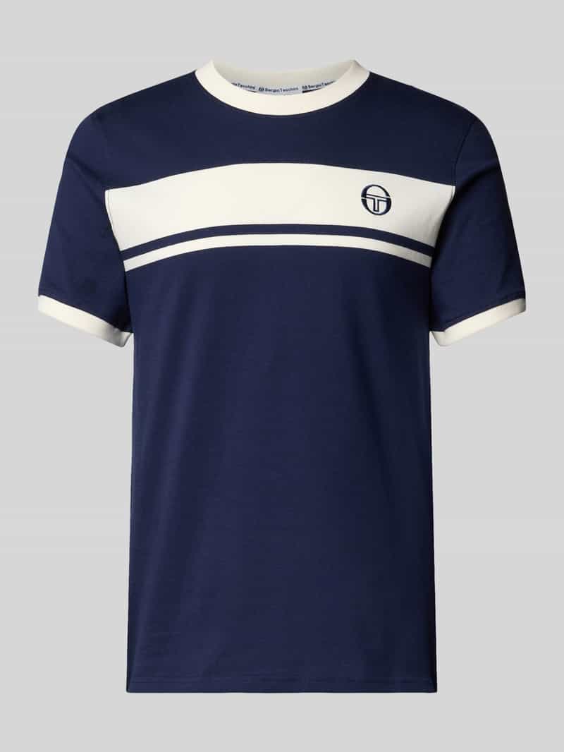 Sergio Tacchini T-shirt met ribboorden