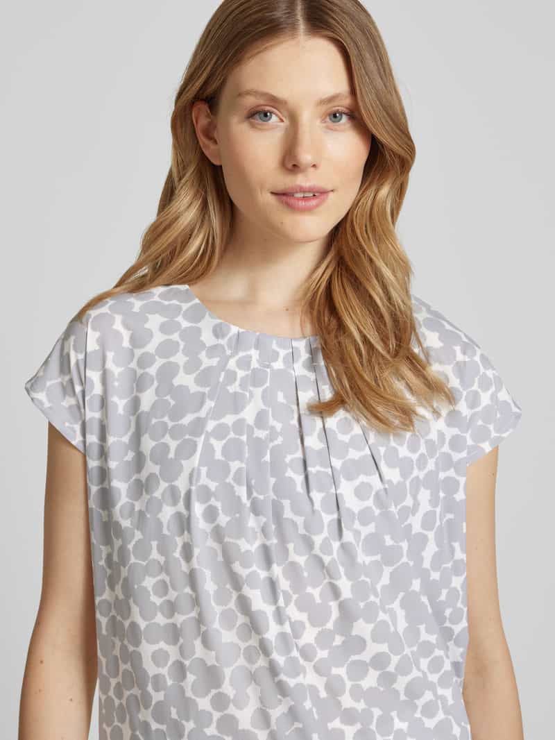 MORE & MORE Blouseshirt met ronde hals
