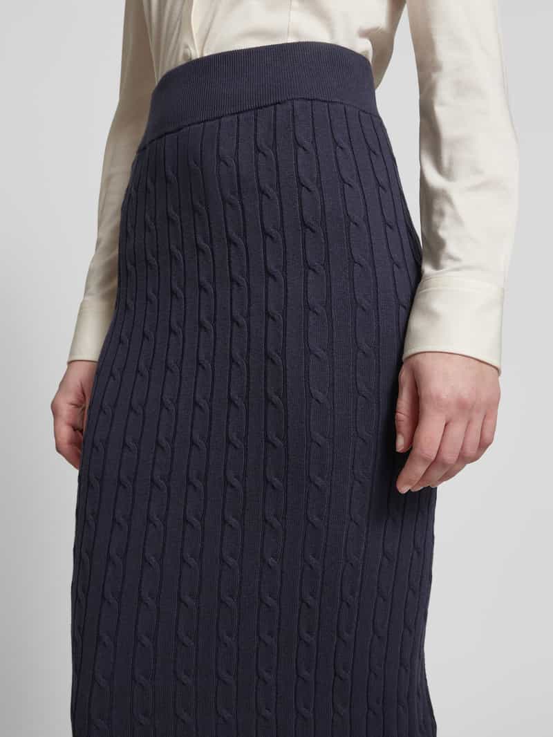 Gant Gebreide rok met kabelpatroon