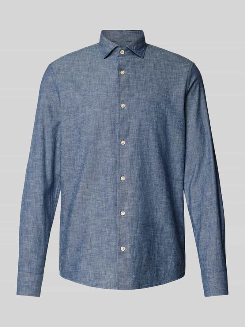 Marc O'Polo Classic fit vrijetijdsoverhemd van puur katoen met logostitching