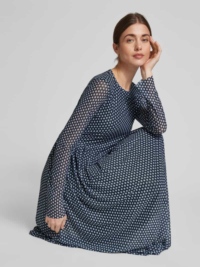 Jake*s Collection Maxi-jurk met ronde hals
