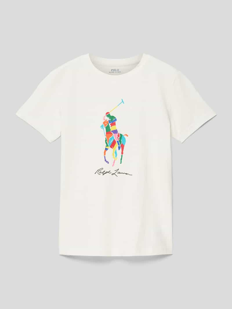 RALPH LAUREN KIDS T-shirt met logoprint