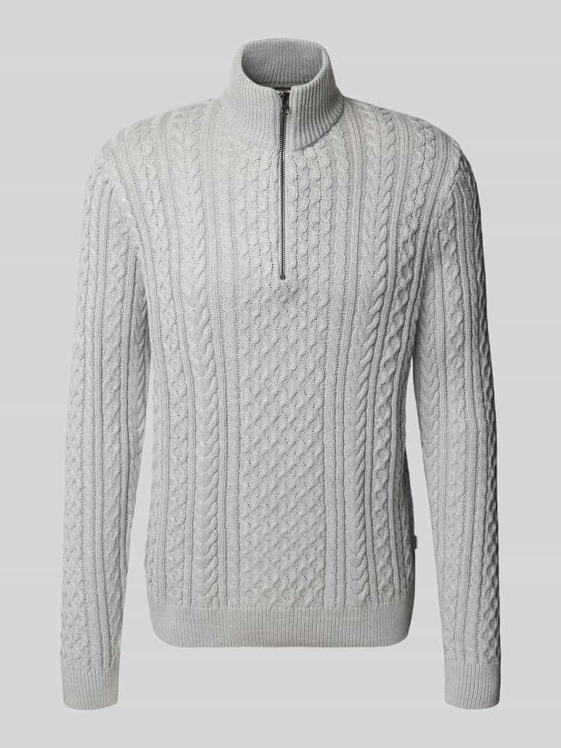 Jack & Jones Premium Gebreide pullover met ribboorden model 'BLUSEAN'
