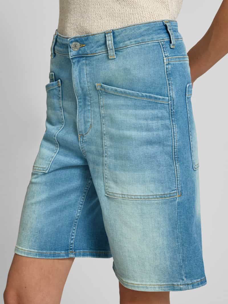 Marc O'Polo Boyfriend fit korte jeans van katoenmix