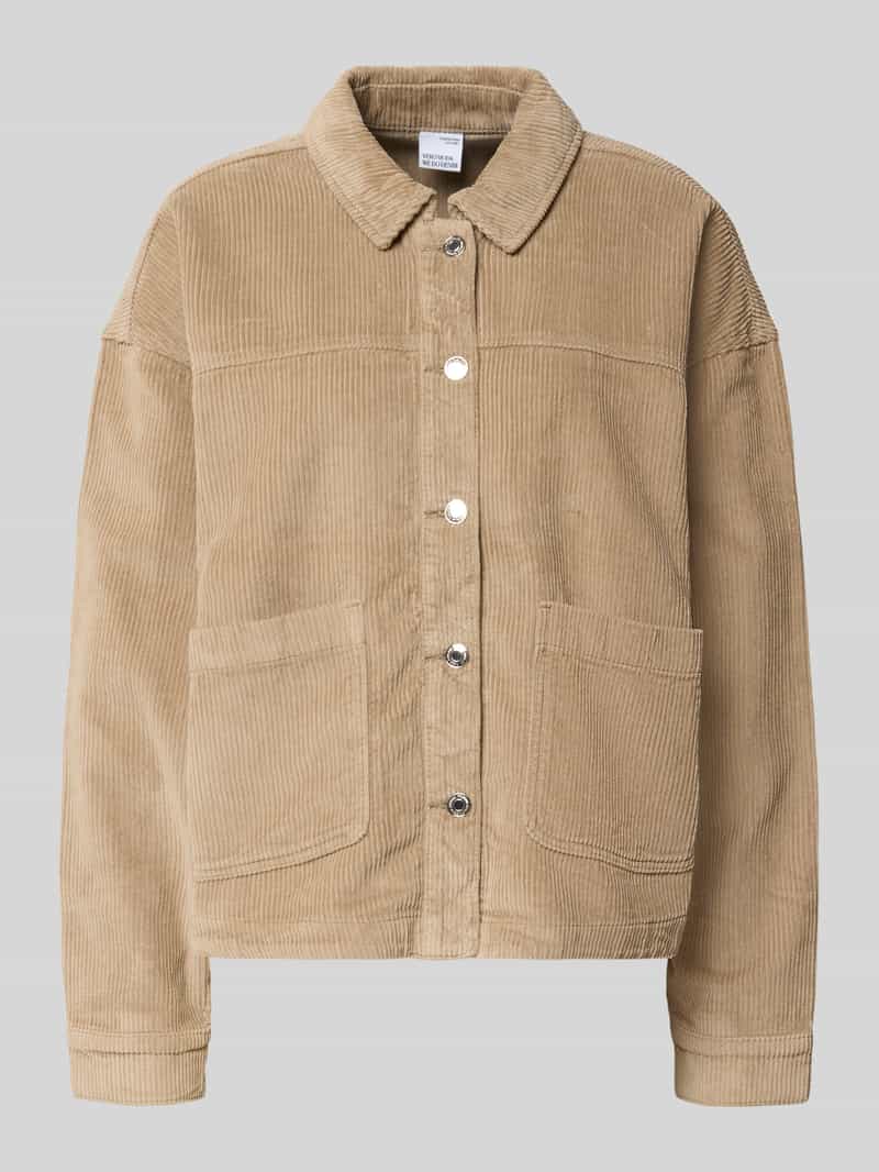 Vero Moda Loose fit overhemdjack van puur katoen model 'JAMIE'