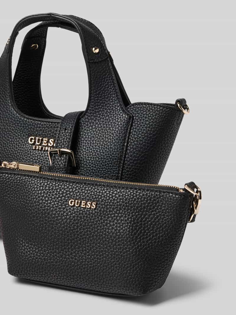 Guess 2-in-1-handtas met labelapplicatie model 'CALISTA'