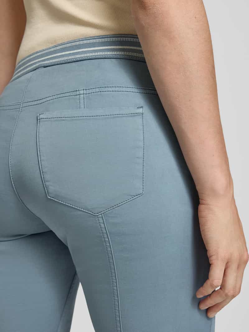 LUISA CERANO Broek met steekzakken en elastische band