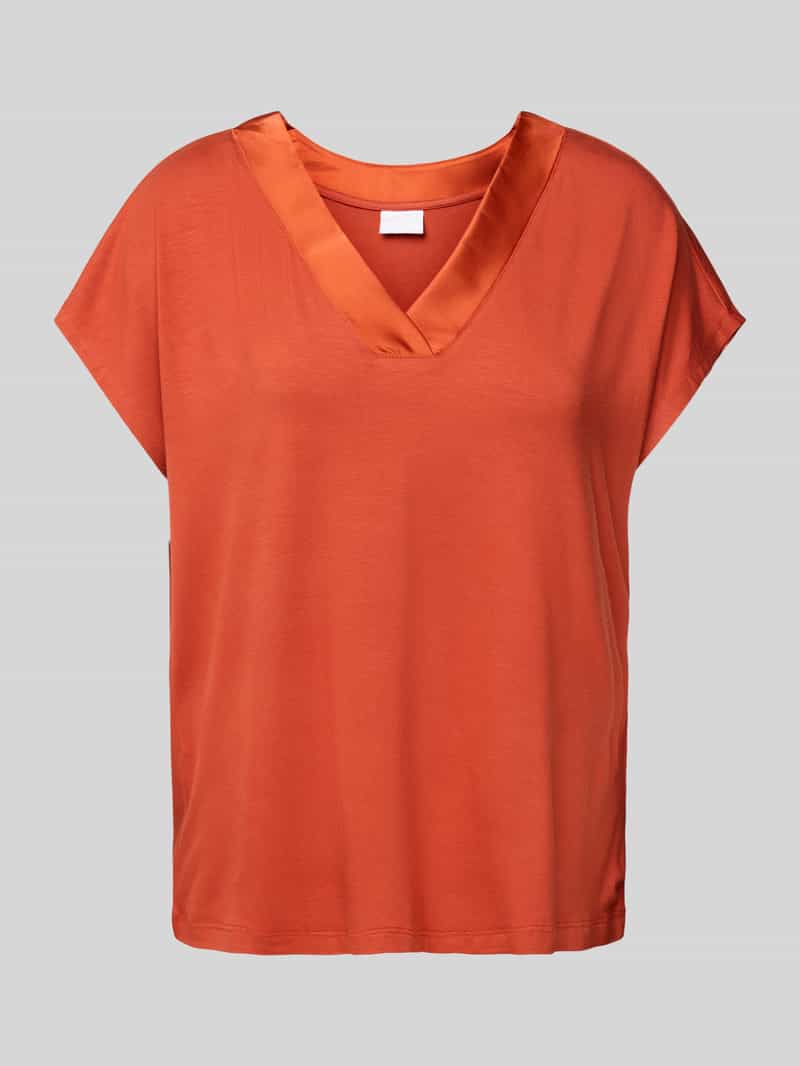 T-shirt met V-hals