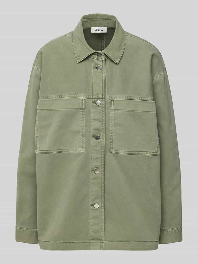 s.Oliver RED LABEL Relaxed fit jeansjack met borstzakken