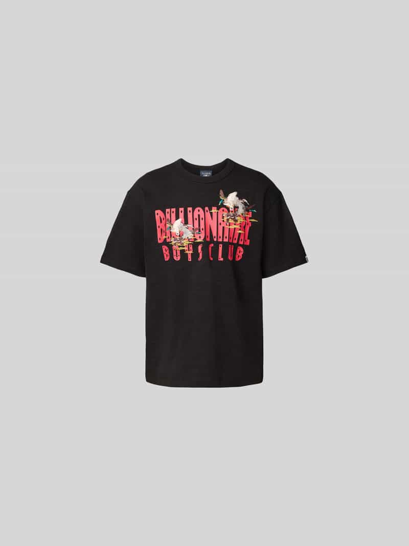 T-shirt met labelprint