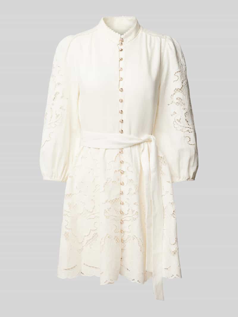 Forever New Linnen cocktailjurk met kant