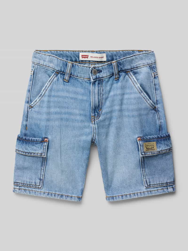Levi s Kids Relaxed fit korte jeans met cargozakken