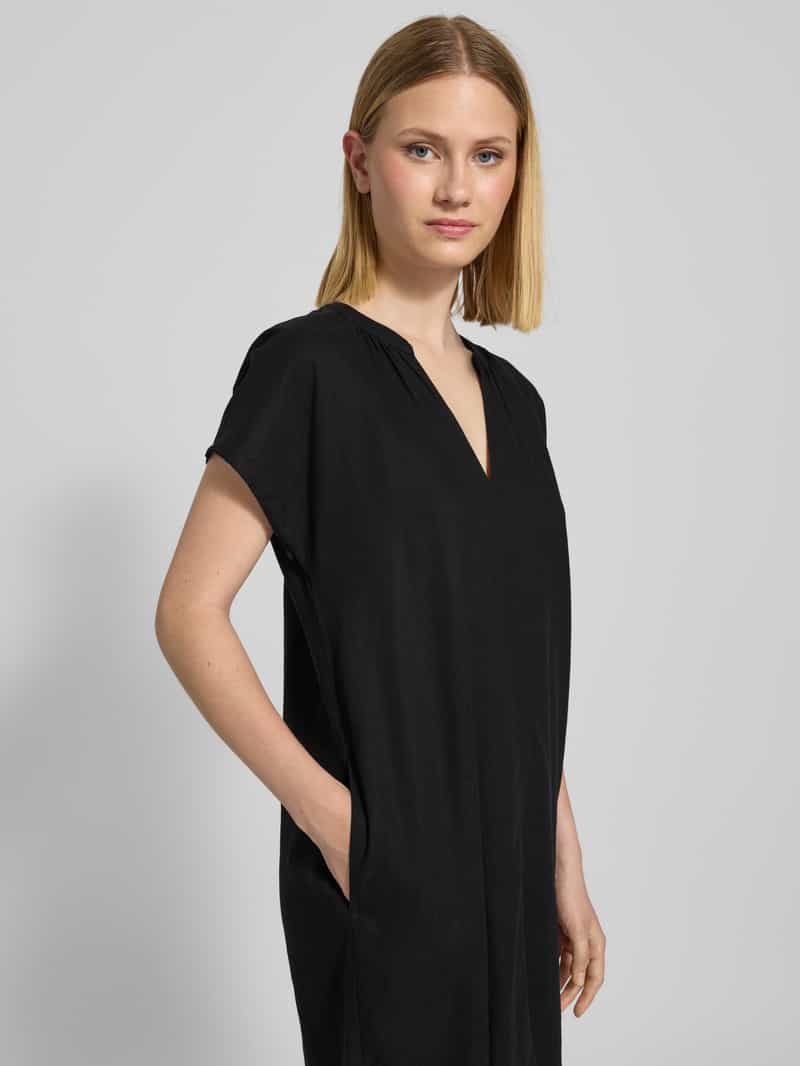 s.Oliver RED LABEL Relaxed fit vrijetijdsjurk van een mix van linnen en viscose