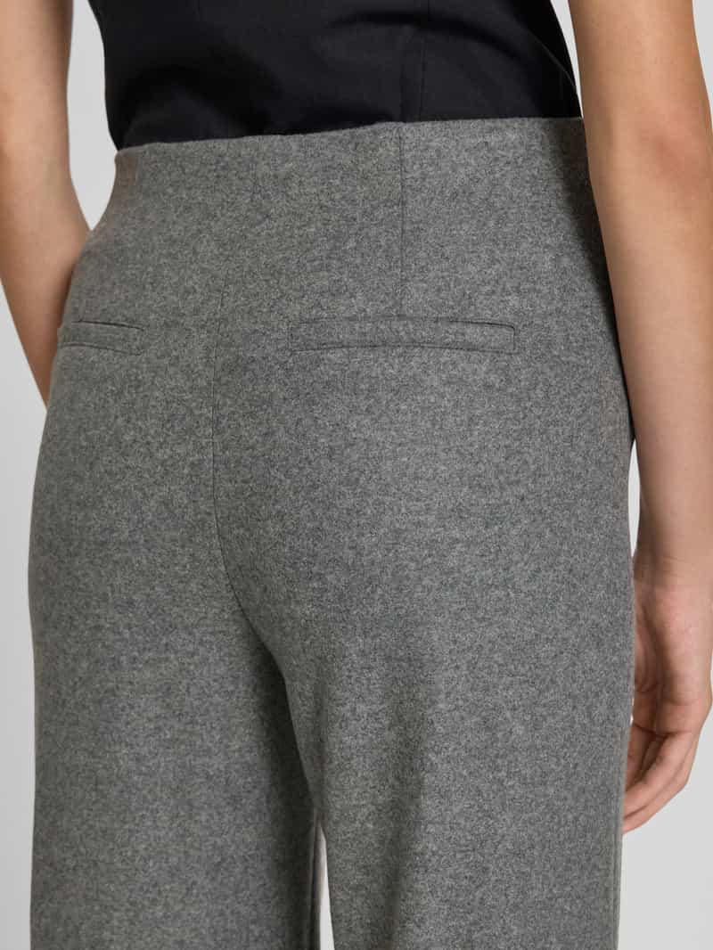 SEDUCTIVE Wide leg stoffen broek met paspelzakken aan de achterkant model 'KIMBERLY'