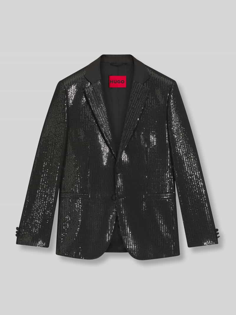 HUGO Extra slim fit colbert met pailletten model 'ARTI254E1'