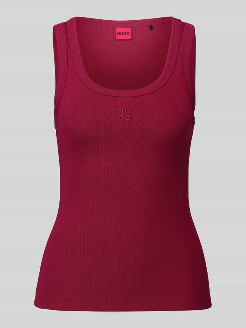 HUGO Slim tanktop van modalmix