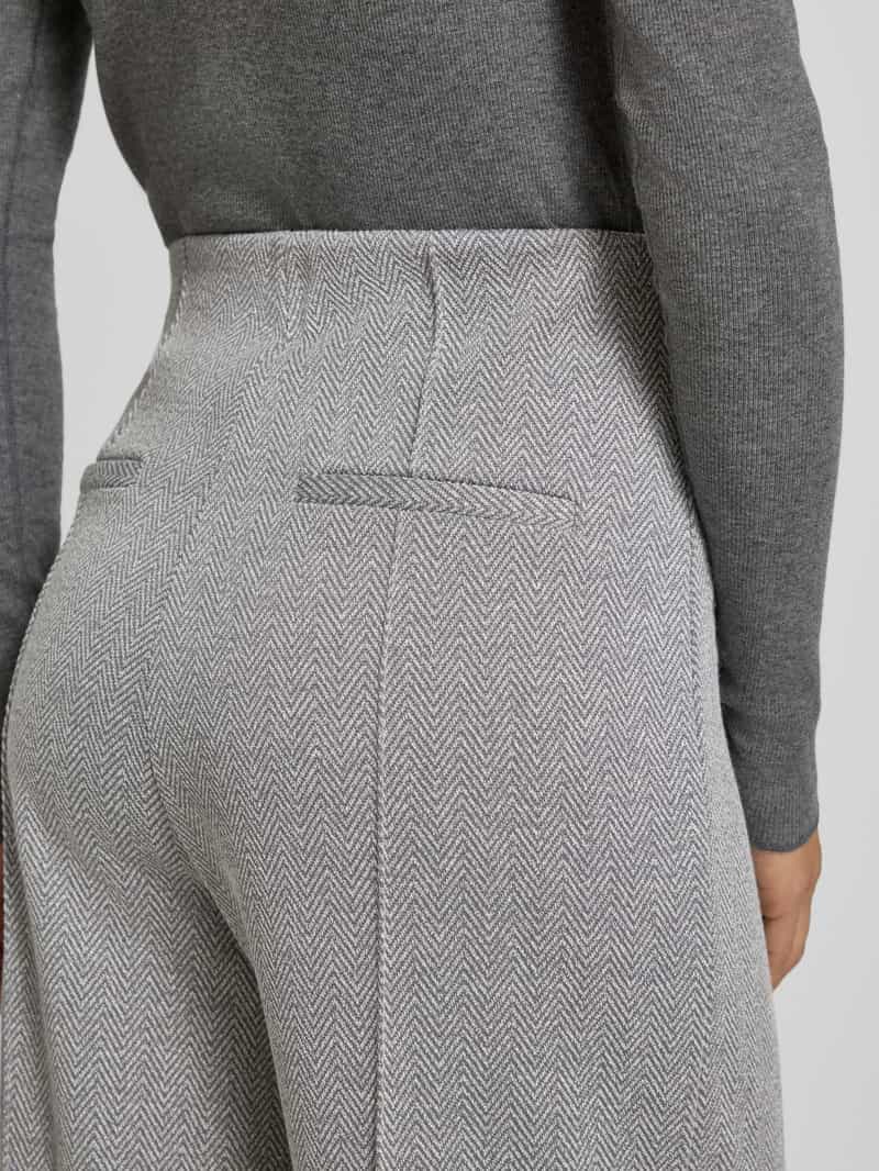 Ichi Stoffen broek met achterzakken model 'KATE'