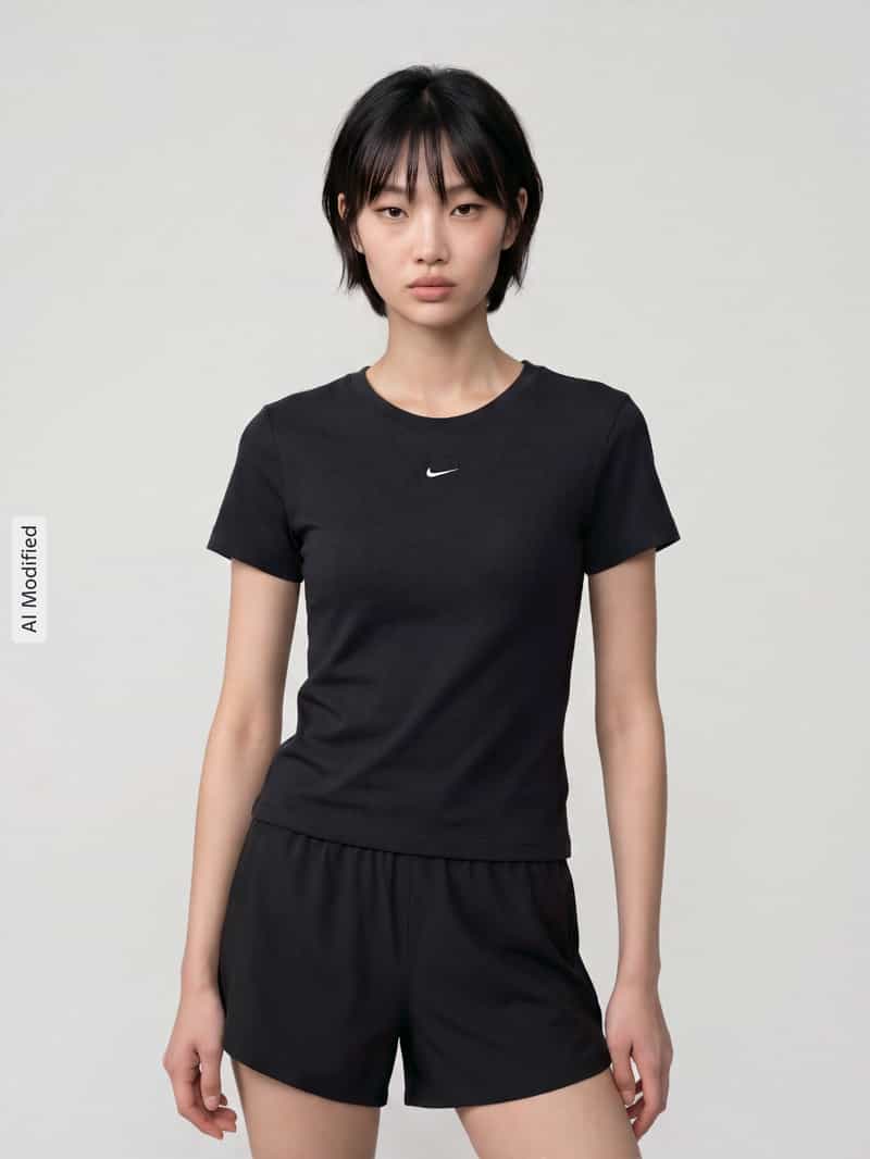 Nike T-shirt met klein logodetail
