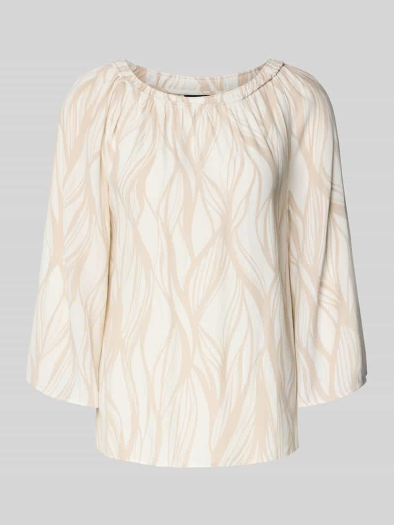 s.Oliver BLACK LABEL Regular fit blouse met wijde 3 4-mouwen