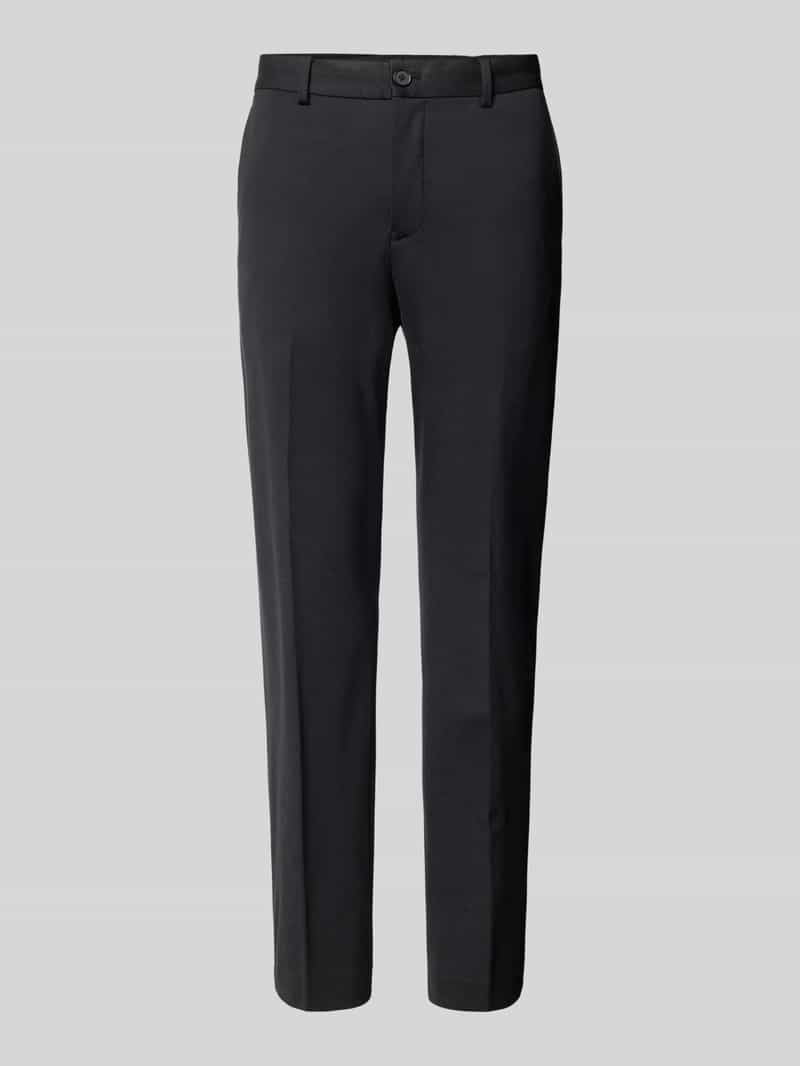 Selected Homme Slim fit pantalon met persplooien, model 'DELON'