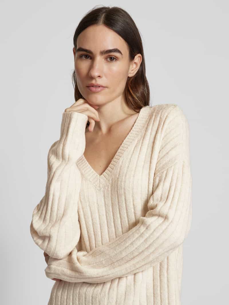 Vila Gebreide pullover met V-hals model 'MIRAZ'