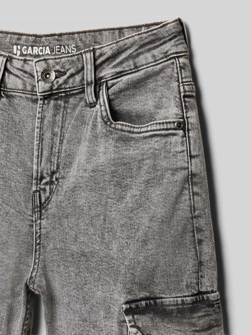 Garcia Jeans met 5-pocketmodel met opgestikte klepzakken