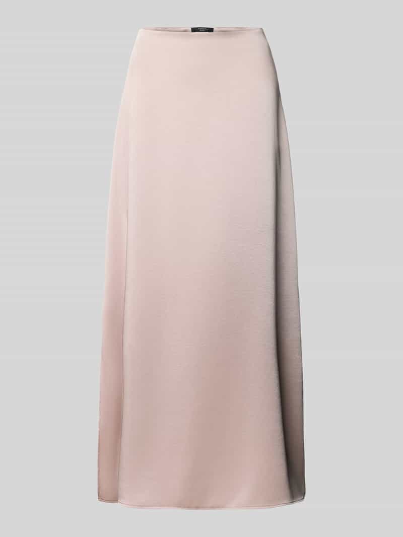 Weekend Max Mara Uitlopende midirok in satijnlook