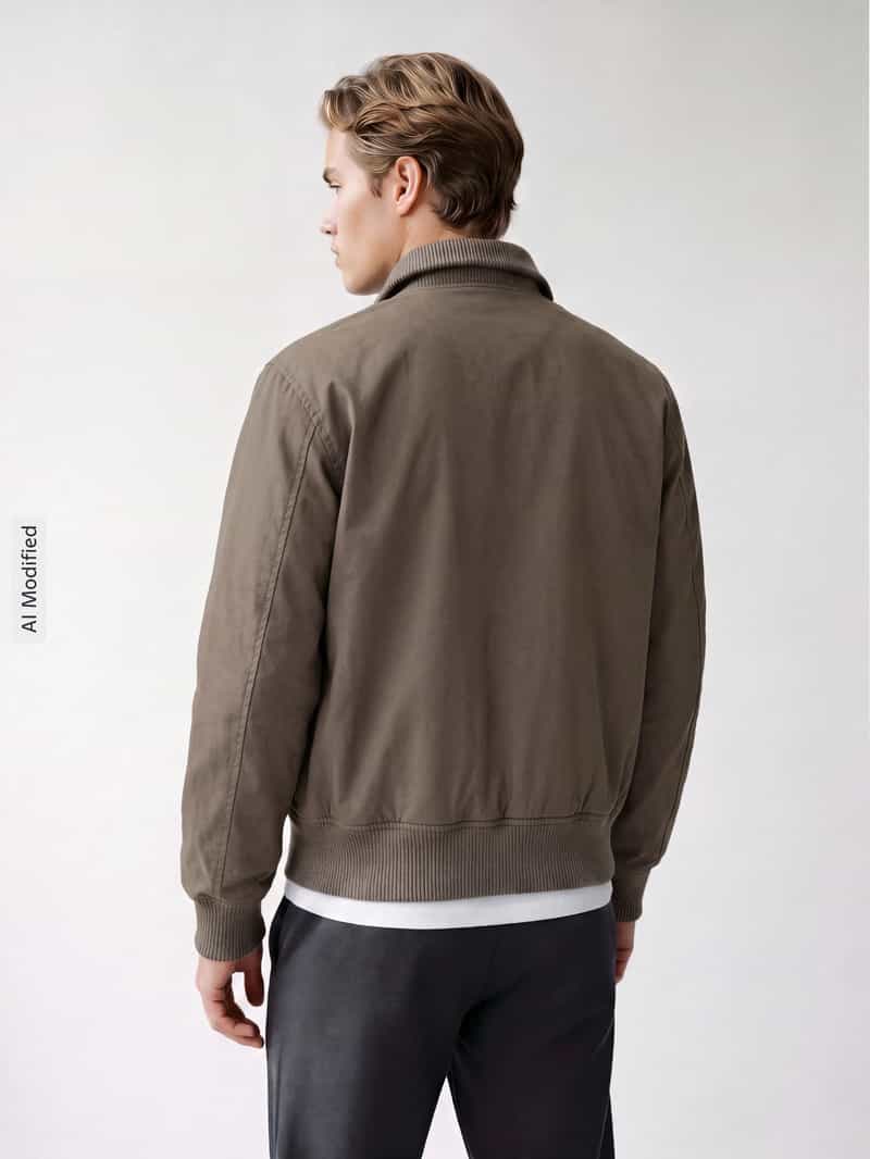 Jake*s Studio Men Bomberjack met pettorenzakken model 'MARCIN' met pettorenzakken
