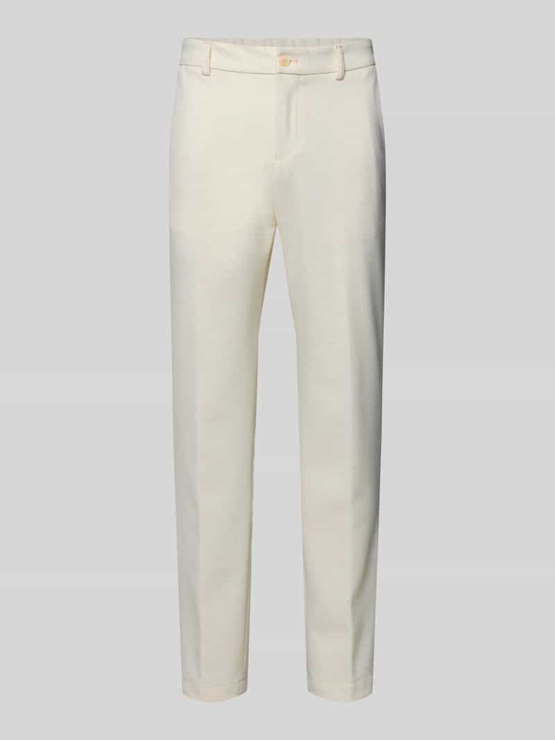 Slim fit kostuumbroek met viscose-aandeel model 'P-GENIUS-JCWWGPK261F'
