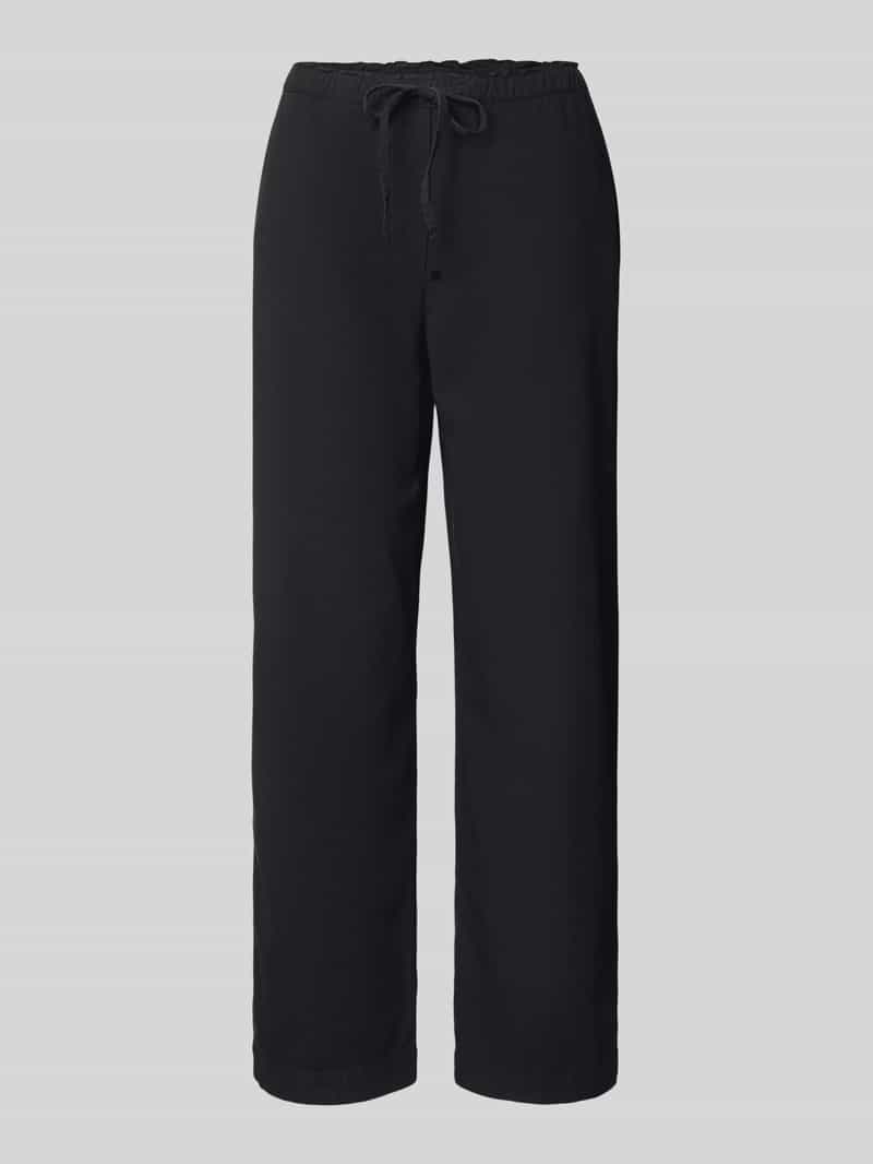 Marc O'Polo Relaxed fit linnen broek met tunnelkoord