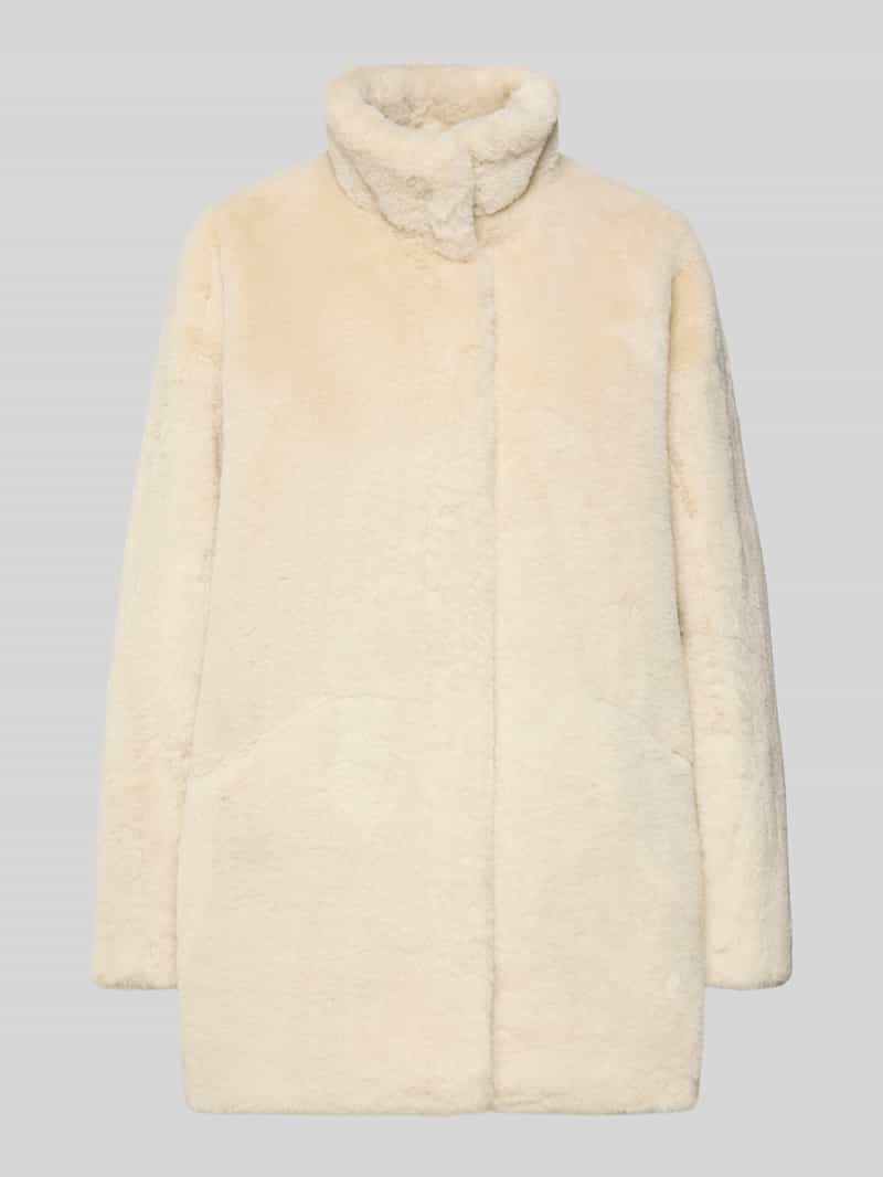 Only Regular fit lange jas in de look van imitatiebont model 'VIDA'