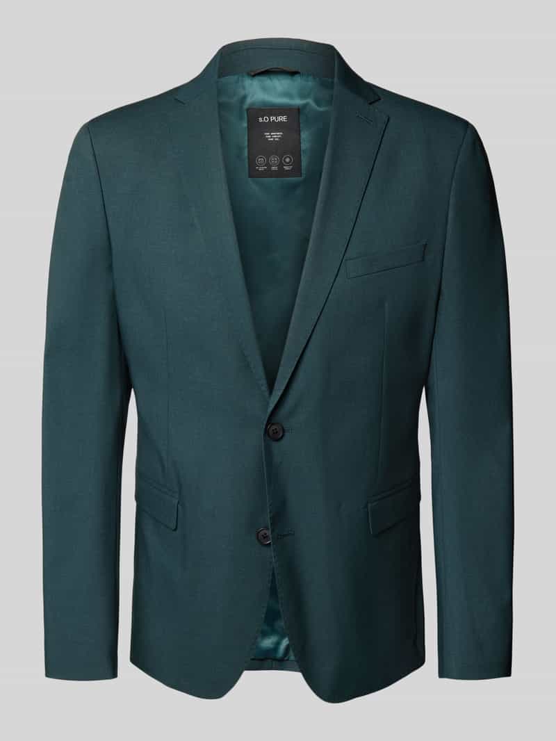 s.Oliver BLACK LABEL Regular fit colbert met reverskraag