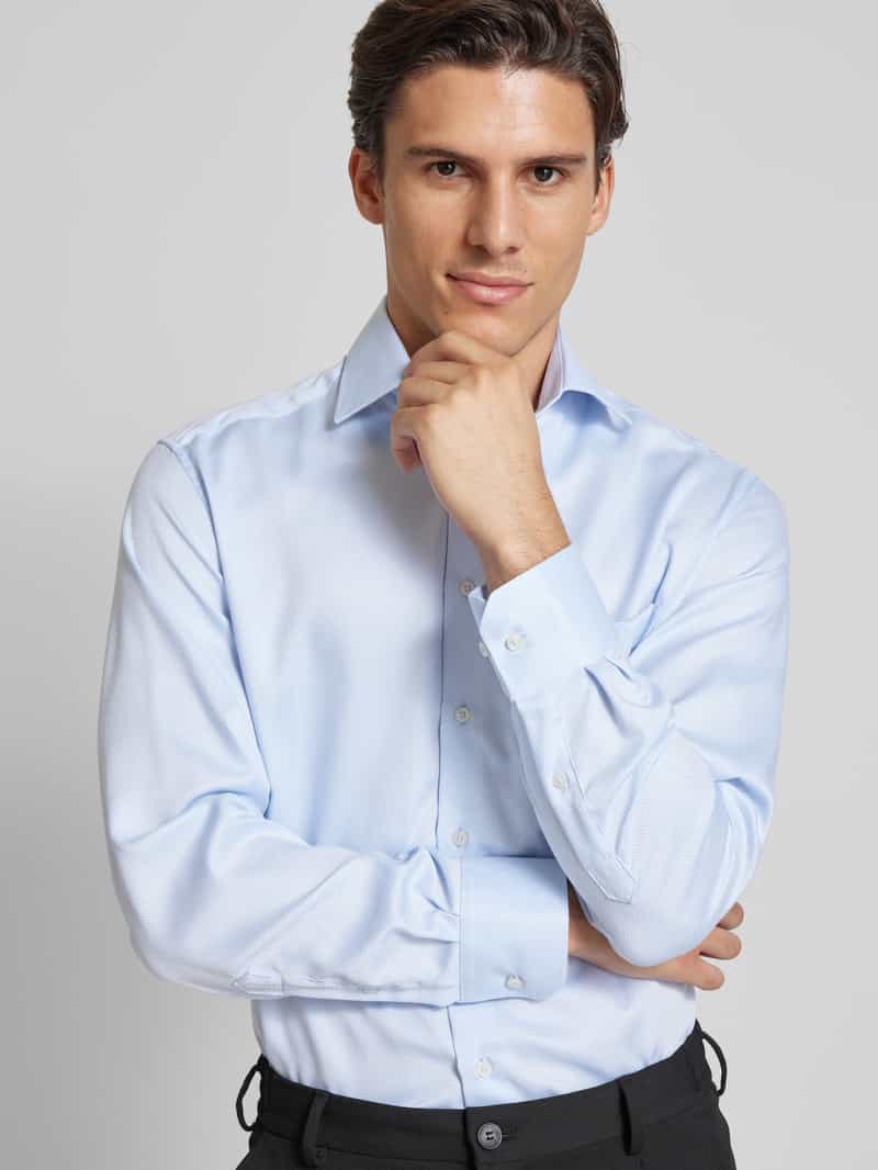 ETERNA COMFORT FIT Comfort fit zakelijk overhemd met borstzak