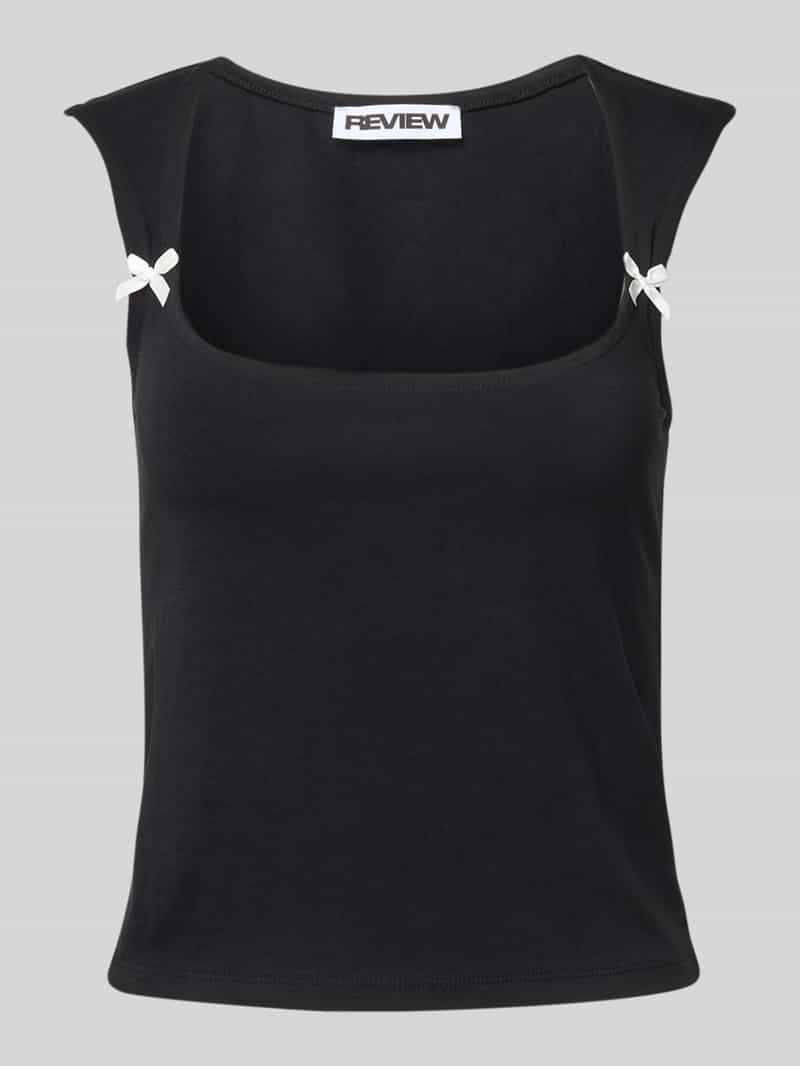 Review Tanktop met vierkante hals