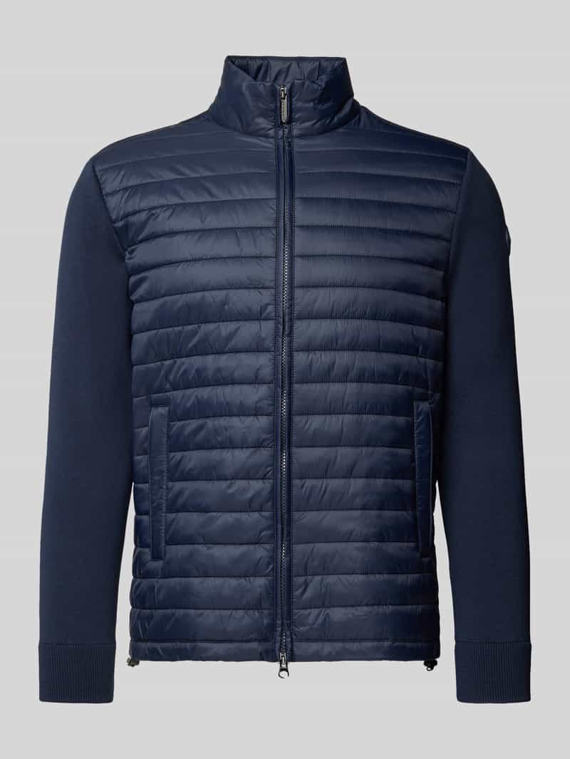 Regular Fit jas in doorgestikte look