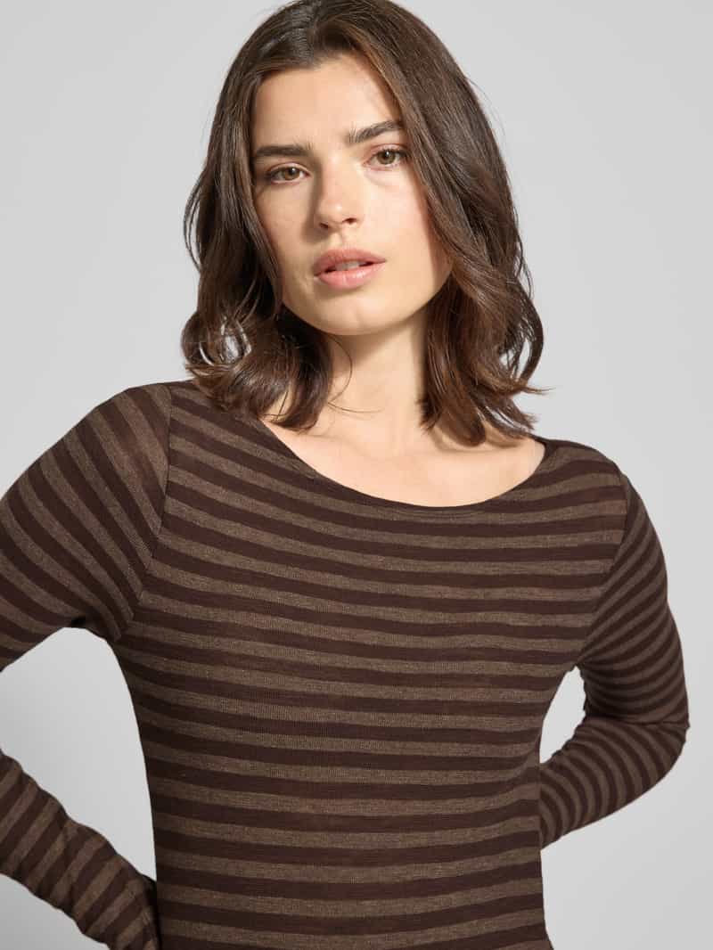 Marc O'Polo Slim fit shirt met lange mouwen van puur katoen