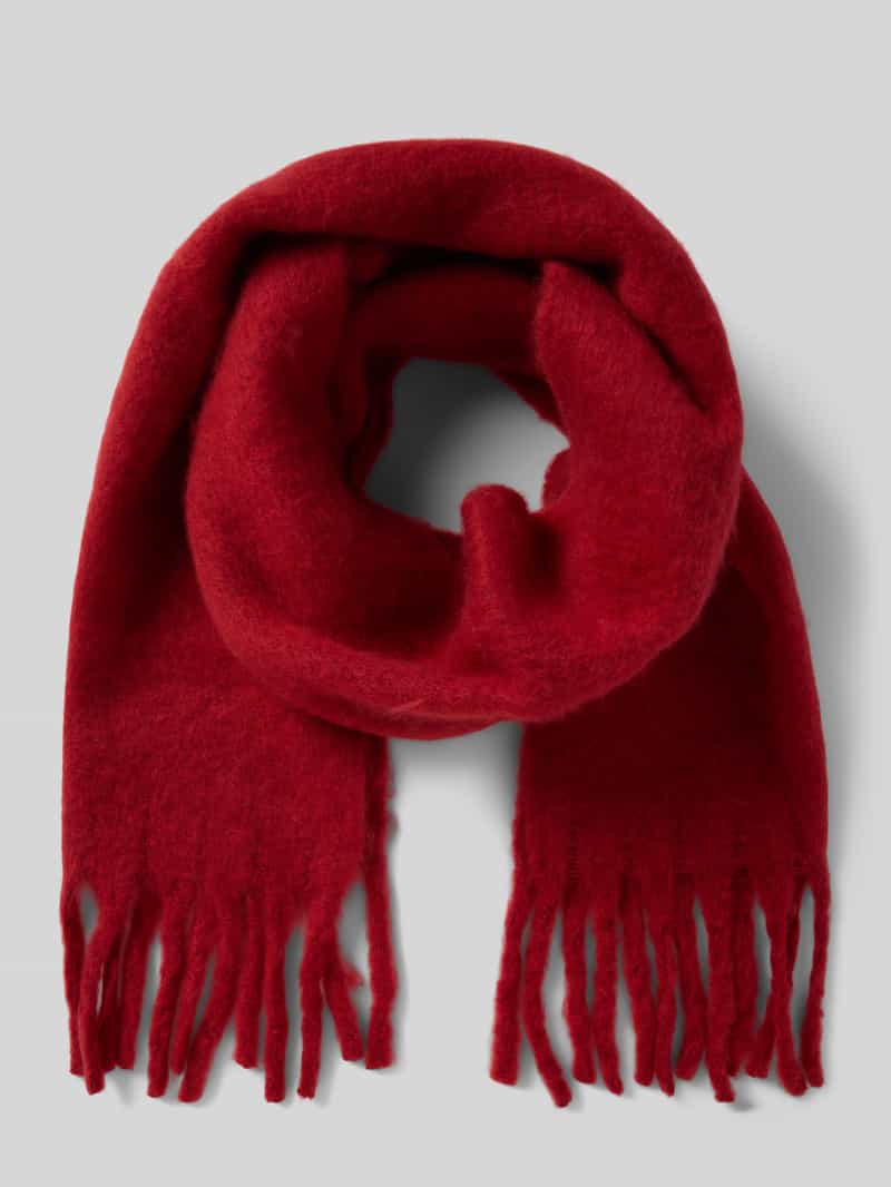 monari Sjaal met koordjes model 'Flausch'