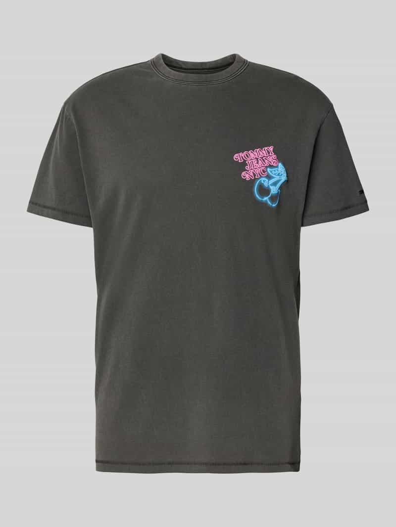 Tommy Jeans Regular fit T-shirt van puur katoen