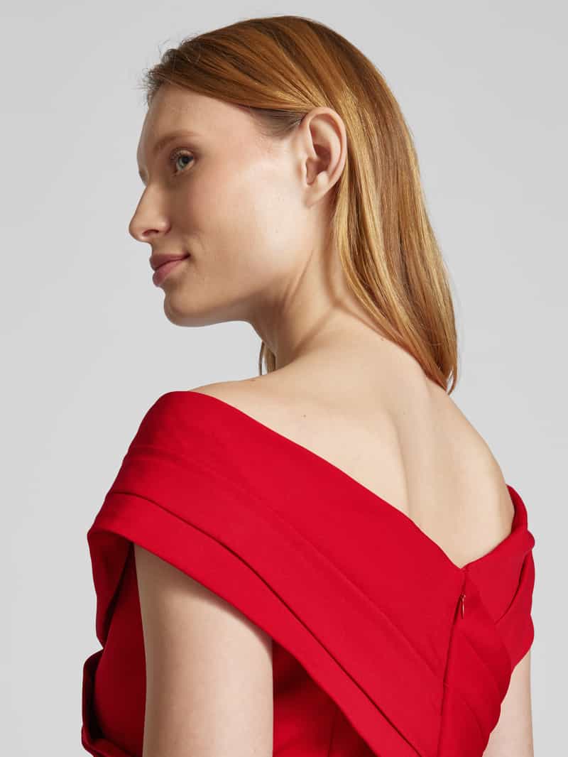 Lauren Ralph Lauren Offf shoulder-jurk met naadritssluiting model 'IRENE'